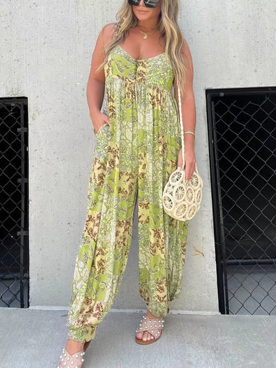 Aerya™ Jumpsuit Boho con Pantaloni Balloon