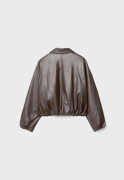 Natasha™ Bomber in Ecopelle