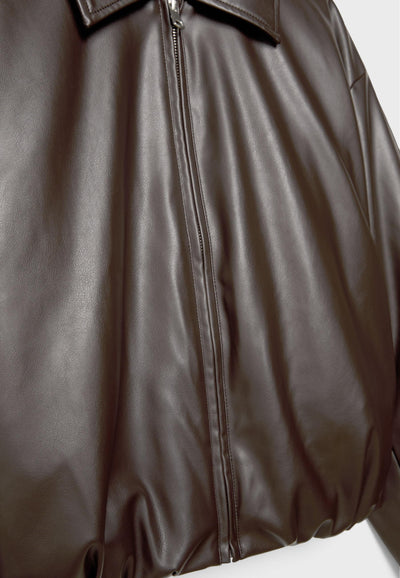 Natasha™ Bomber in Ecopelle