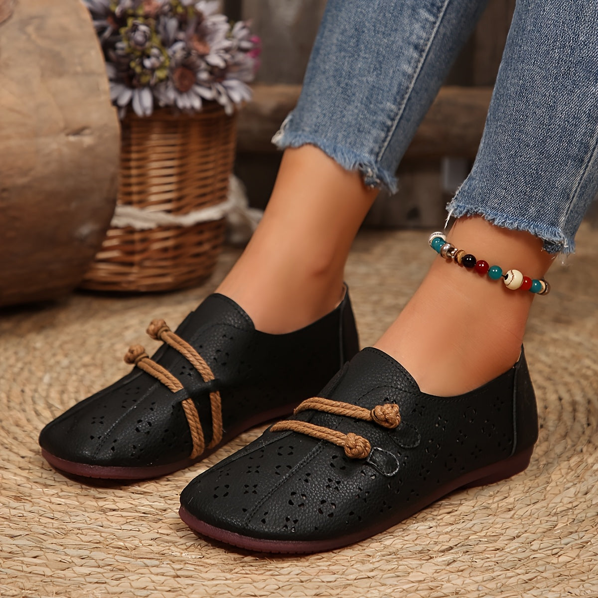 AnkleChic™ Ballerine con Cinturino alla Caviglia