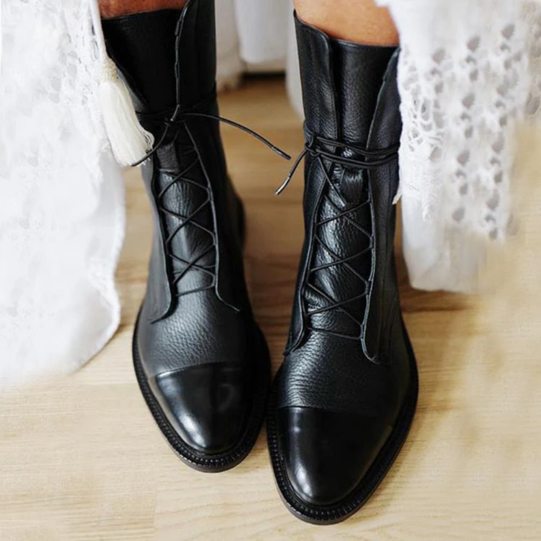 Isabella™ Stivali Eleganti in Pelle con Tacco