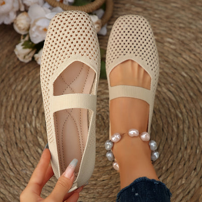 PrinSole™ Scarpe Slip-On con Punta Quadrata