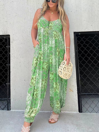 Aerya™ Jumpsuit Boho con Pantaloni Balloon