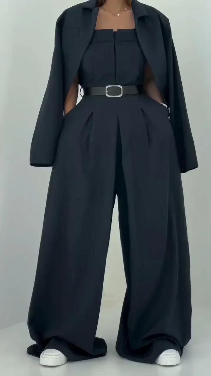 Aritzia – Completo Bustier con Giacca dal Taglio Elegante e Moderno