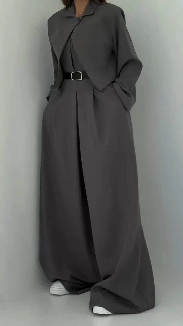 Aritzia – Completo Bustier con Giacca dal Taglio Elegante e Moderno