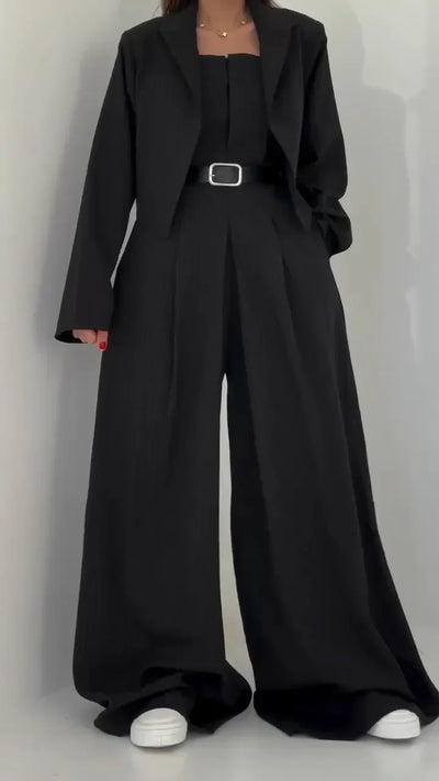 Aritzia – Completo Bustier con Giacca dal Taglio Elegante e Moderno