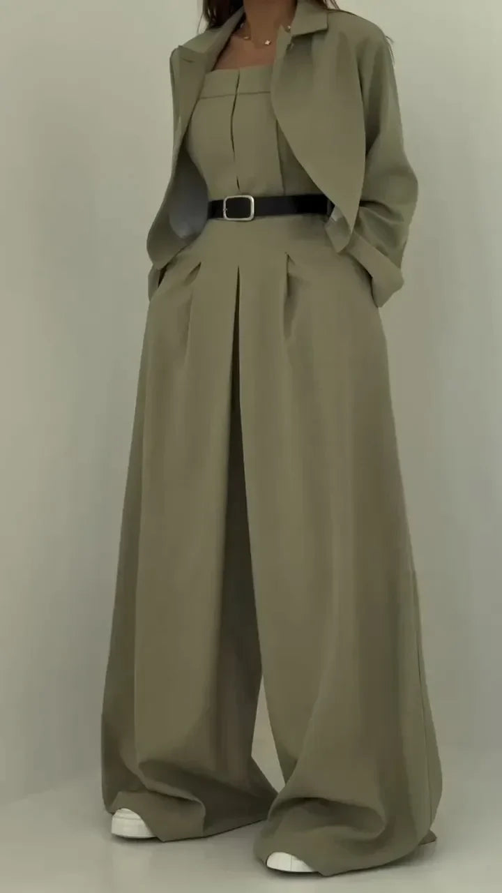 Aritzia – Completo Bustier con Giacca dal Taglio Elegante e Moderno