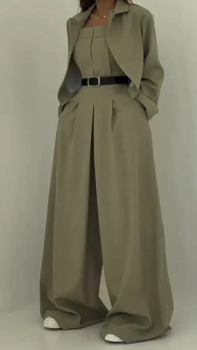 Aritzia – Completo Bustier con Giacca dal Taglio Elegante e Moderno