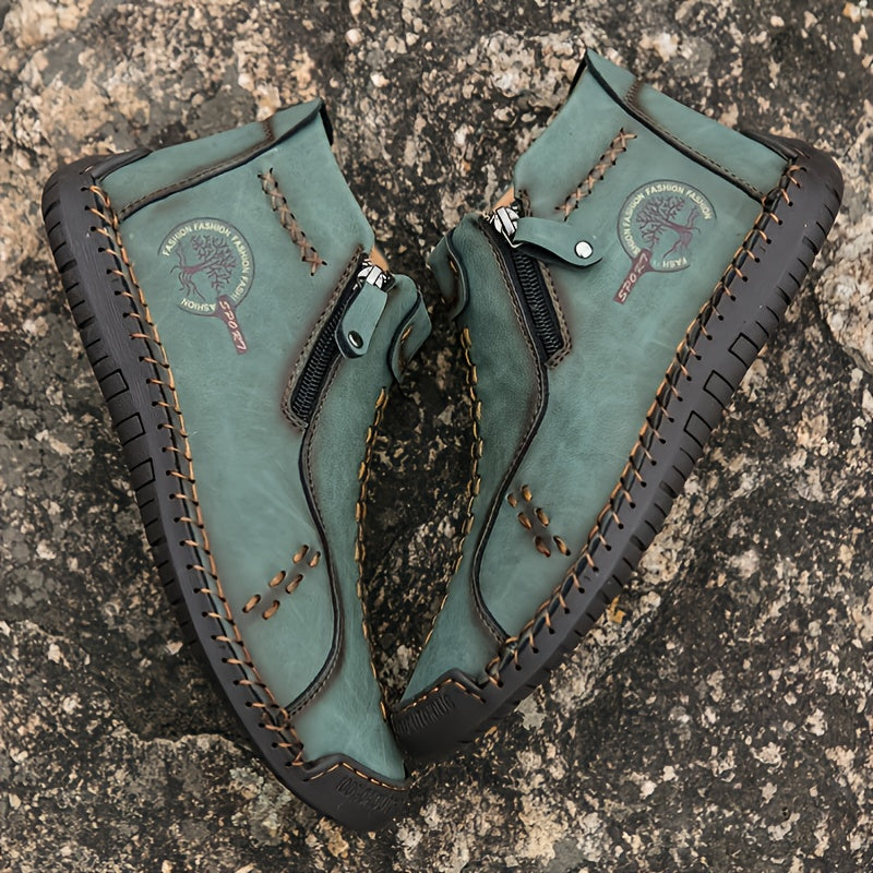 Kezzly™ Stivaletti Uomo Vintage con Cerniera
