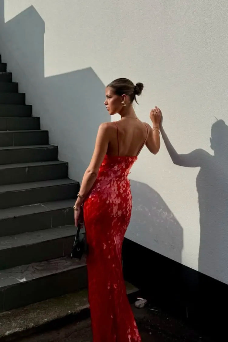 Kailani | Sequin Maxi Lange Jurk