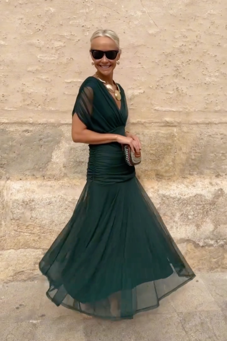 Seraphina™ | Abito Maxi da Sogno con Scollo a V