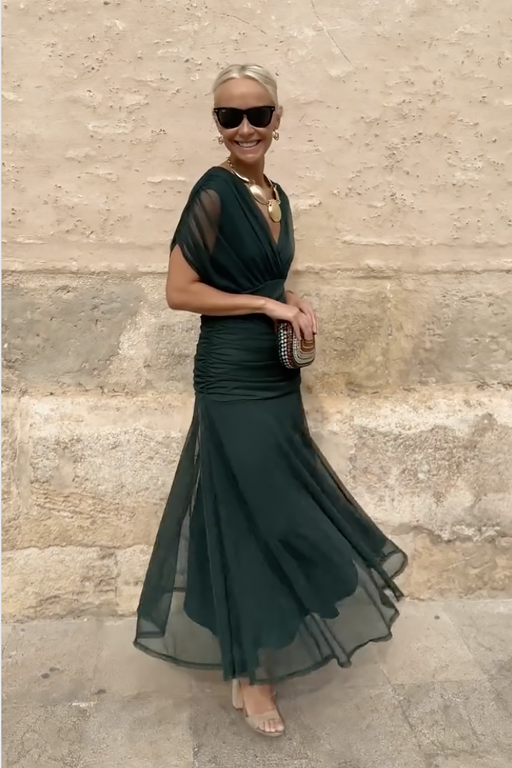 Seraphina™ | Abito Maxi da Sogno con Scollo a V