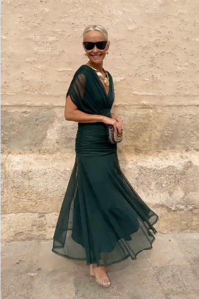 Seraphina™ | Abito Maxi da Sogno con Scollo a V