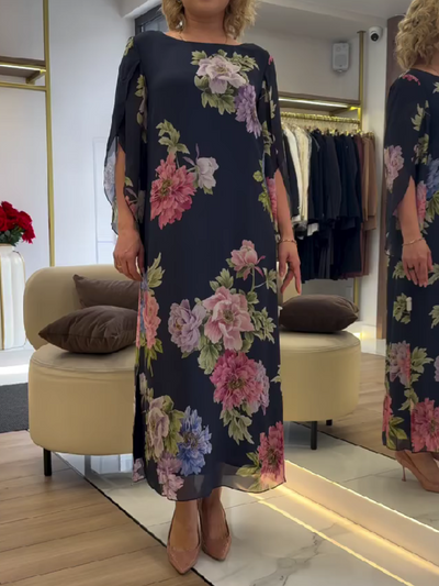 FiorUnico™ Abito Maxi a Stampa Floreale