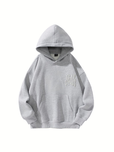 GolfCross™ Felpa con Cappuccio Uomo Beige Streetwear