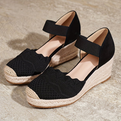 AeryStep™ Sandali Slip-On con Zeppa e Punta Chiusa
