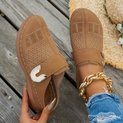 Elevia™ Sandali Zeppa Casual con Suola Spessa