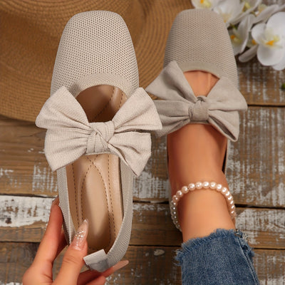 BellaBow™ Ballerine Slip-On Traspiranti con Fiocco