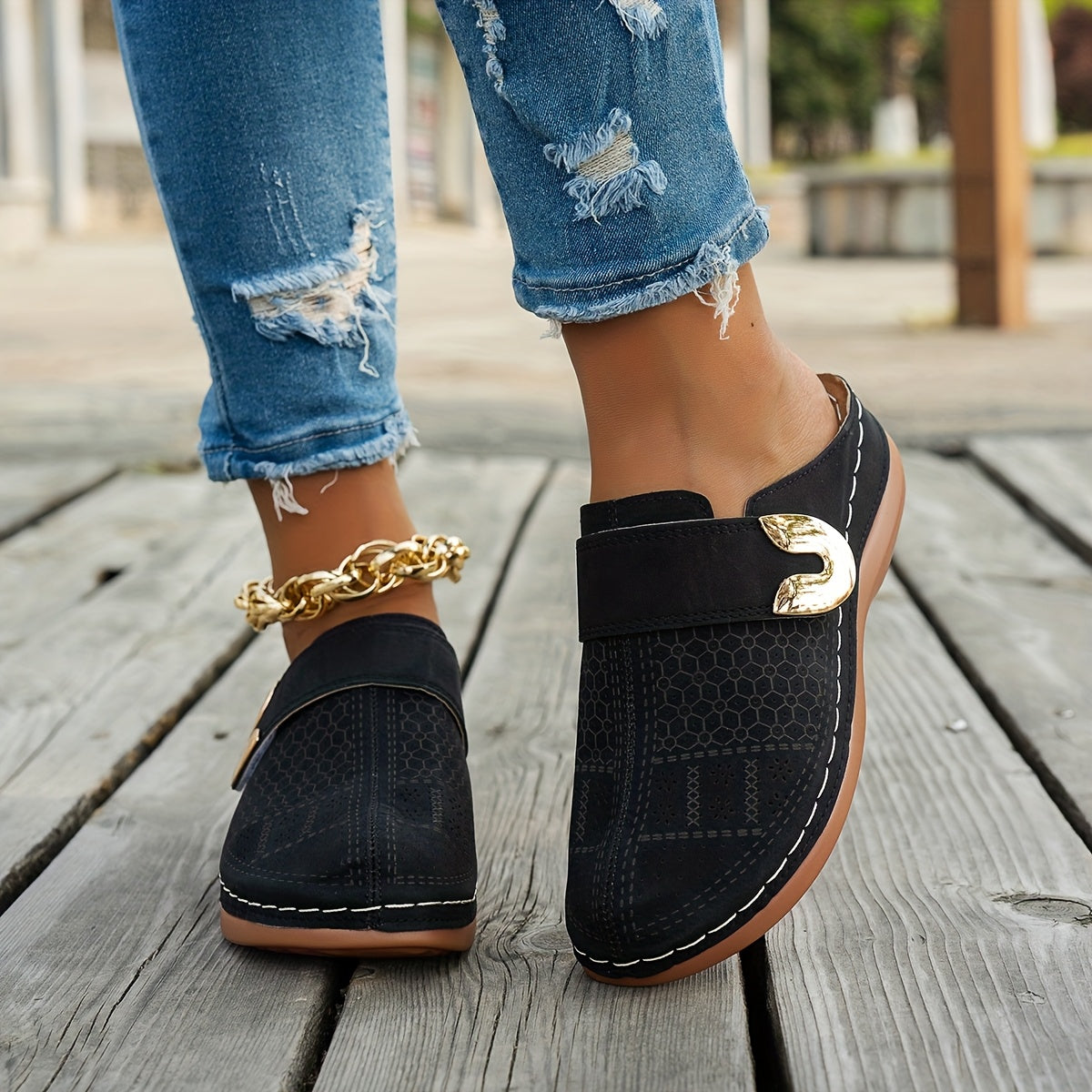 Elevia™ Sandali Zeppa Casual con Suola Spessa