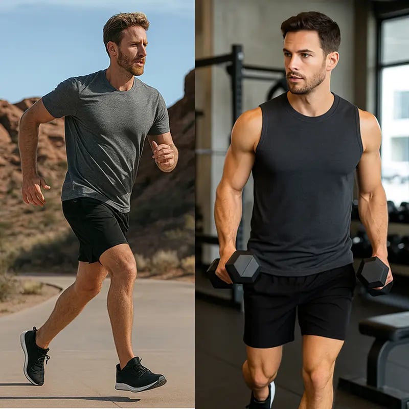 3-Pack ActiveFlex™ Shorts 2-in-1 Uomo ad Asciugatura Rapida