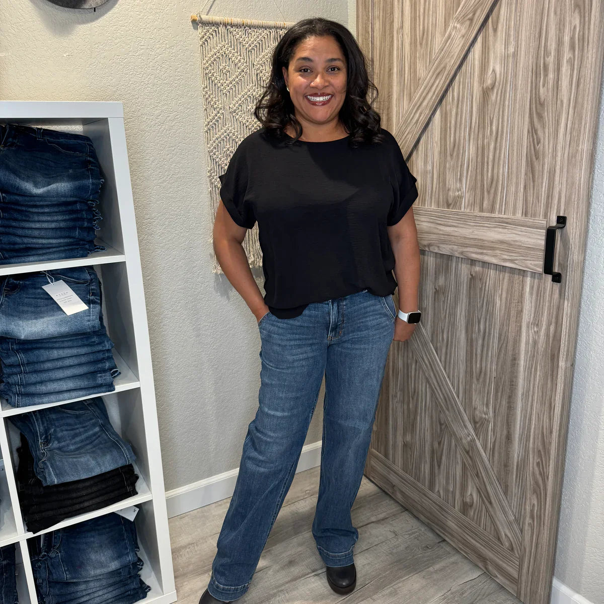 Lioren™ Jeans a Gamba Larga