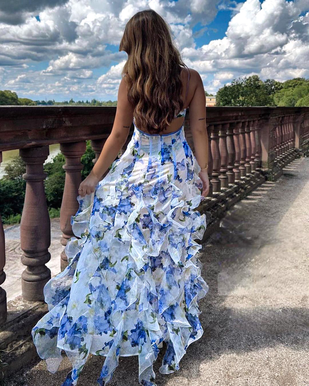Nellie | Coastal Bloom Jurk