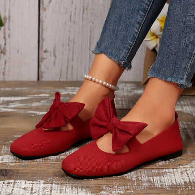 BellaBow™ Ballerine Slip-On Traspiranti con Fiocco