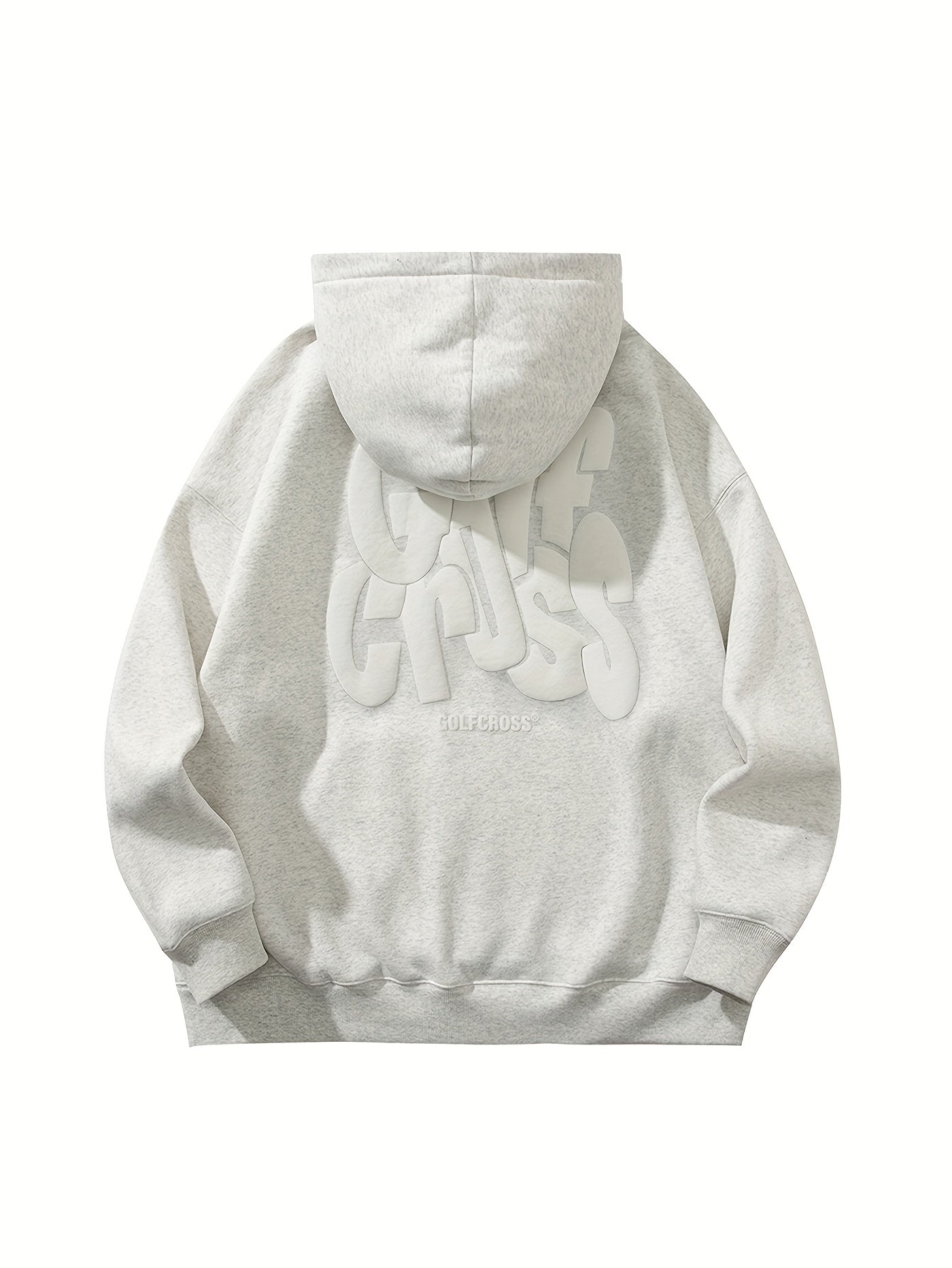 GolfCross™ Felpa con Cappuccio Uomo Beige Streetwear