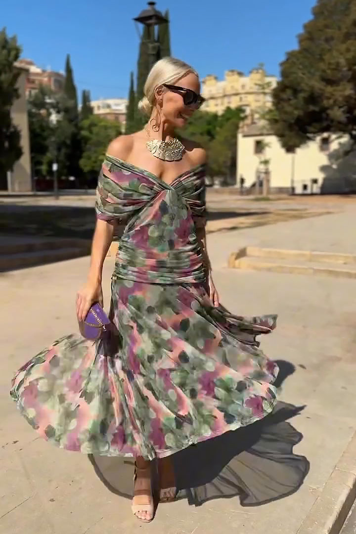Seraphina™ | Abito Maxi da Sogno con Scollo a V