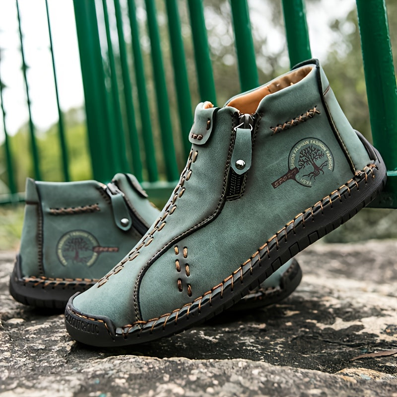 Kezzly™ Stivaletti Uomo Vintage con Cerniera