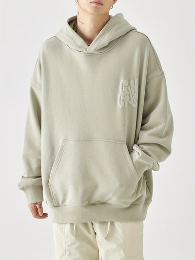 GolfCross™ Felpa con Cappuccio Uomo Beige Streetwear