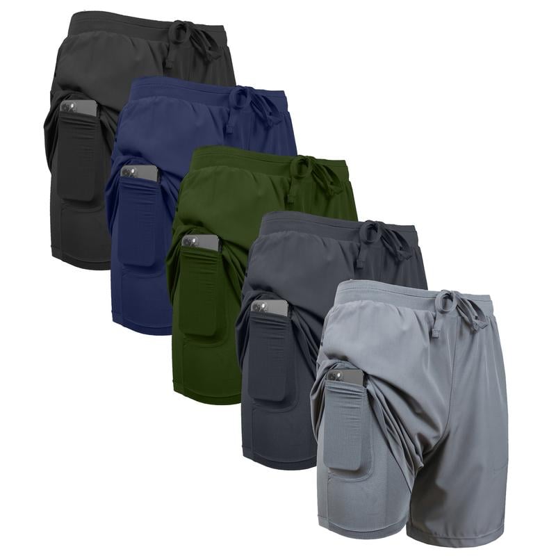 3-Pack ActiveFlex™ Shorts 2-in-1 Uomo ad Asciugatura Rapida
