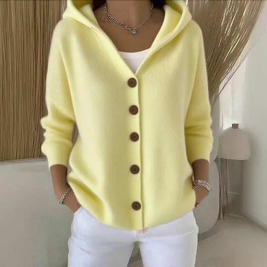 BrezzaHood™ Cardigan con Cappuccio