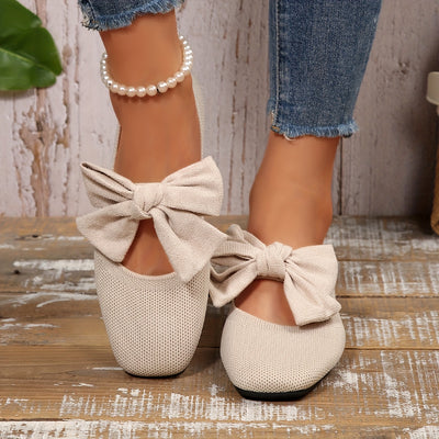 BellaBow™ Ballerine Slip-On Traspiranti con Fiocco