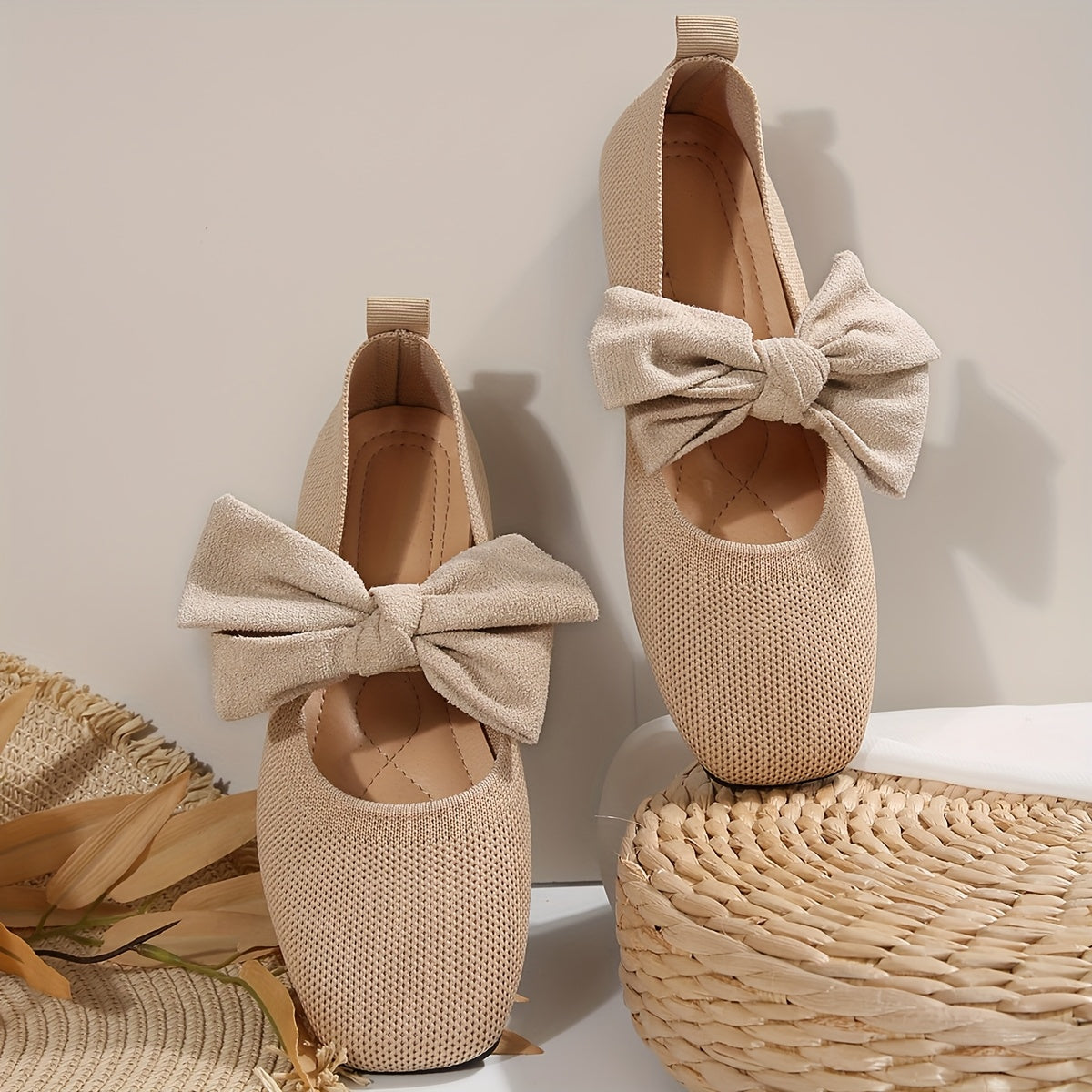 BellaBow™ Ballerine Slip-On Traspiranti con Fiocco
