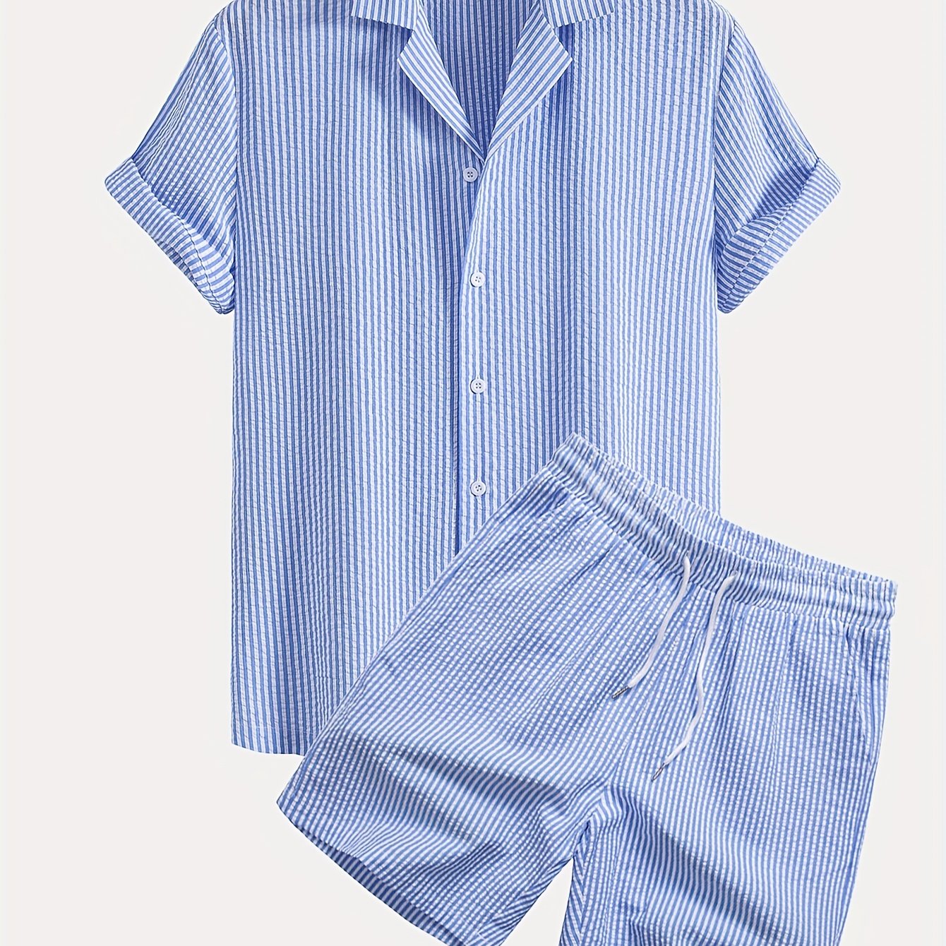Stripo™ Completo Uomo a Righe con Collo a Revers