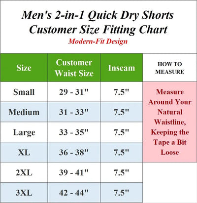 3-Pack ActiveFlex™ Shorts 2-in-1 Uomo ad Asciugatura Rapida