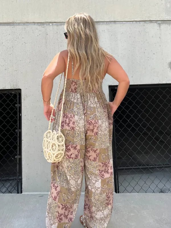 Aerya™ Jumpsuit Boho con Pantaloni Balloon