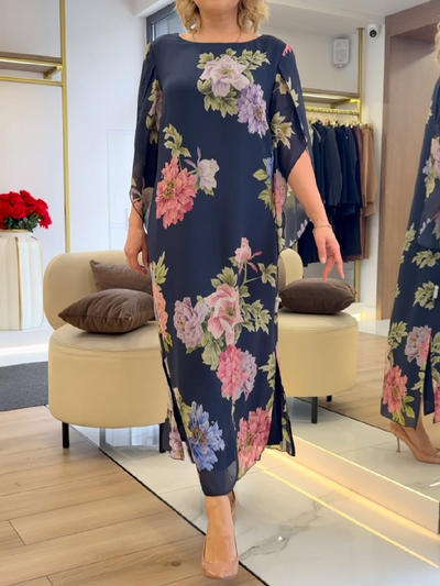 FiorUnico™ Abito Maxi a Stampa Floreale