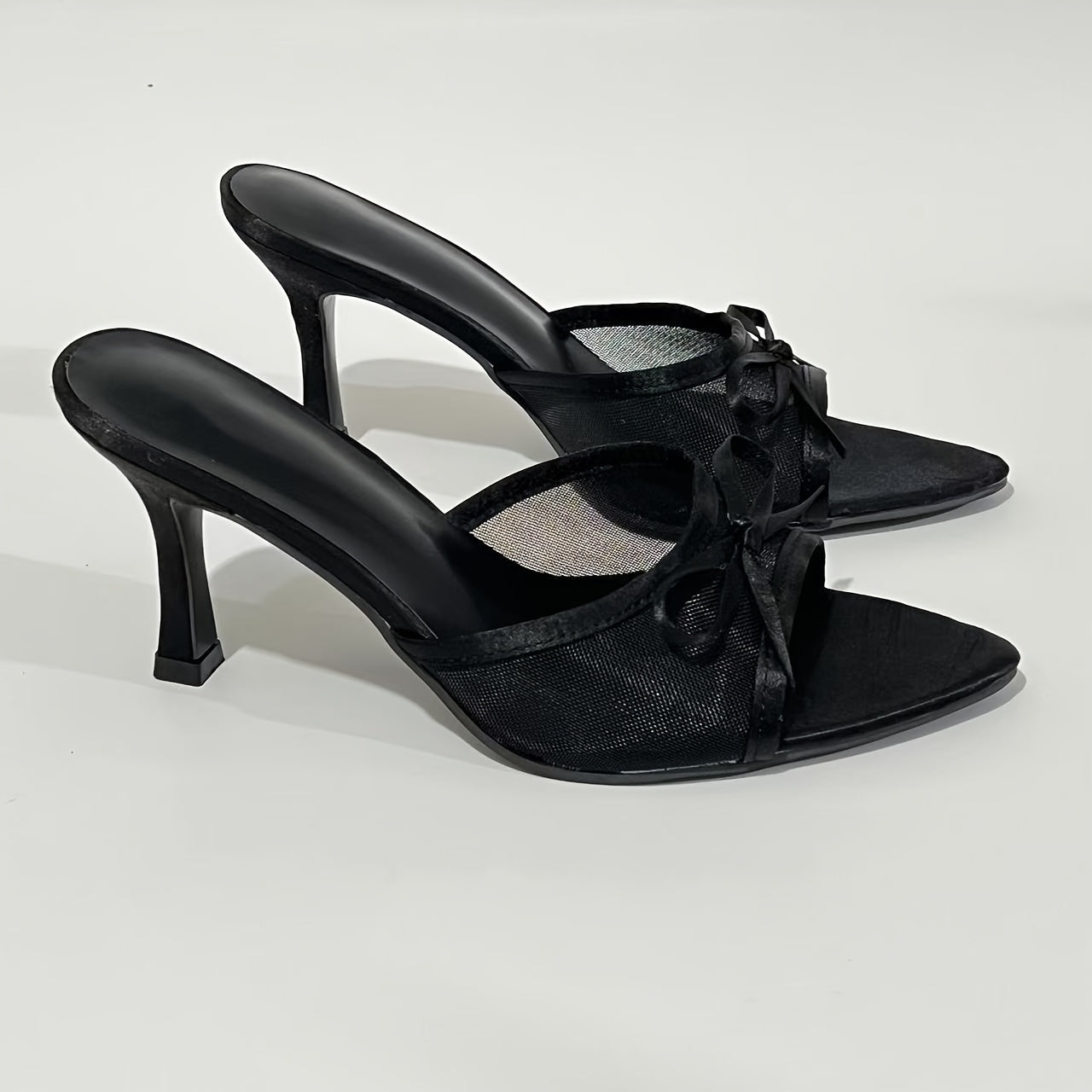 VeliaBow™ Sandali Eleganti con Rete e Fiocco