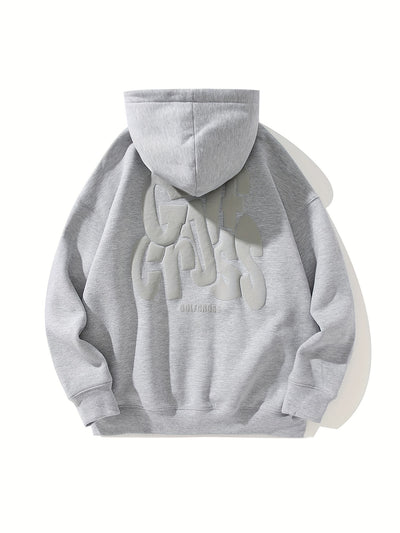 GolfCross™ Felpa con Cappuccio Uomo Beige Streetwear