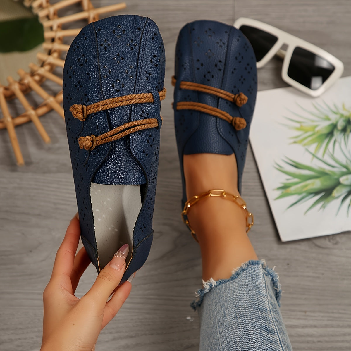 AnkleChic™ Ballerine con Cinturino alla Caviglia