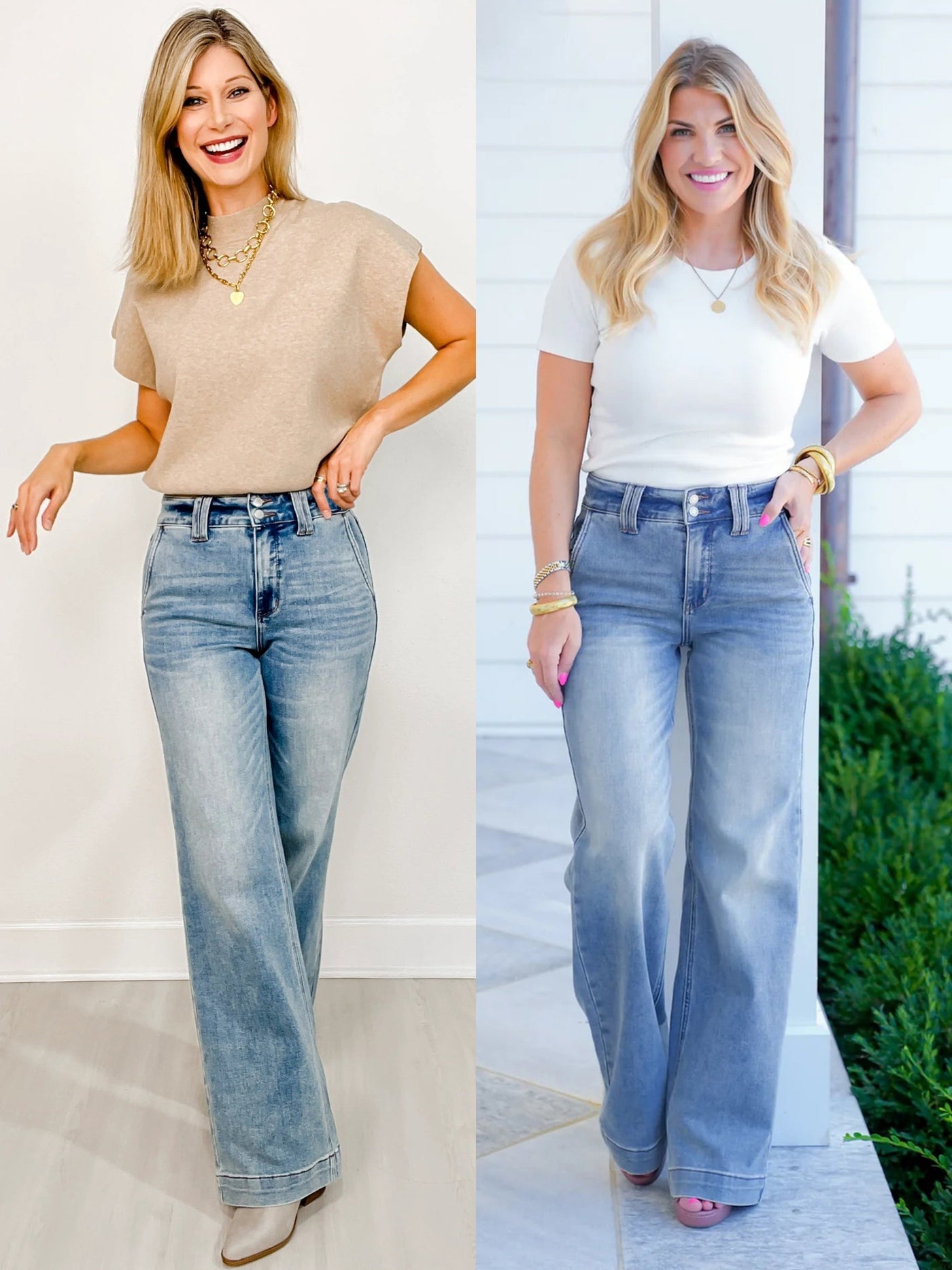 Lioren™ Jeans a Gamba Larga