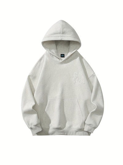 GolfCross™ Felpa con Cappuccio Uomo Beige Streetwear