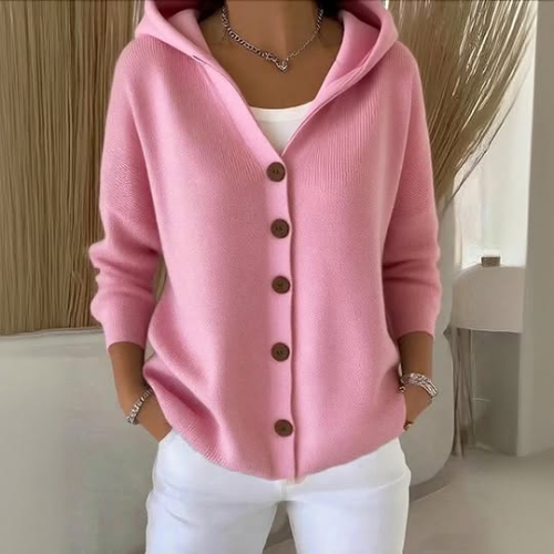 BrezzaHood™ Cardigan con Cappuccio