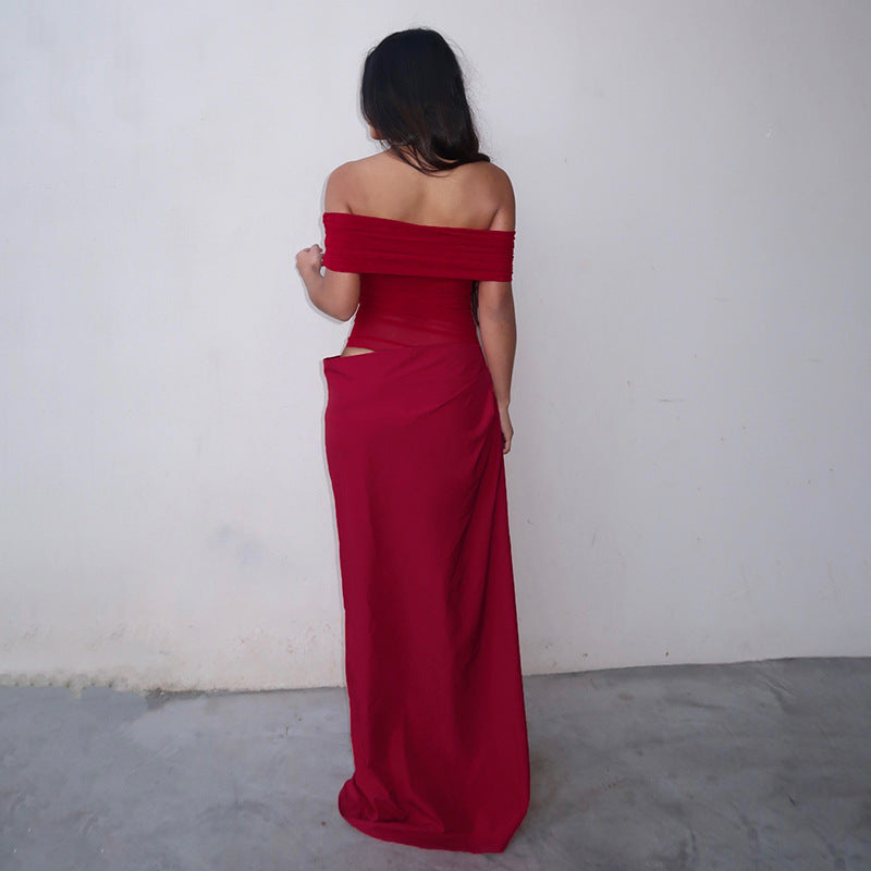 Quelina | Abito drappeggiato Sunveil