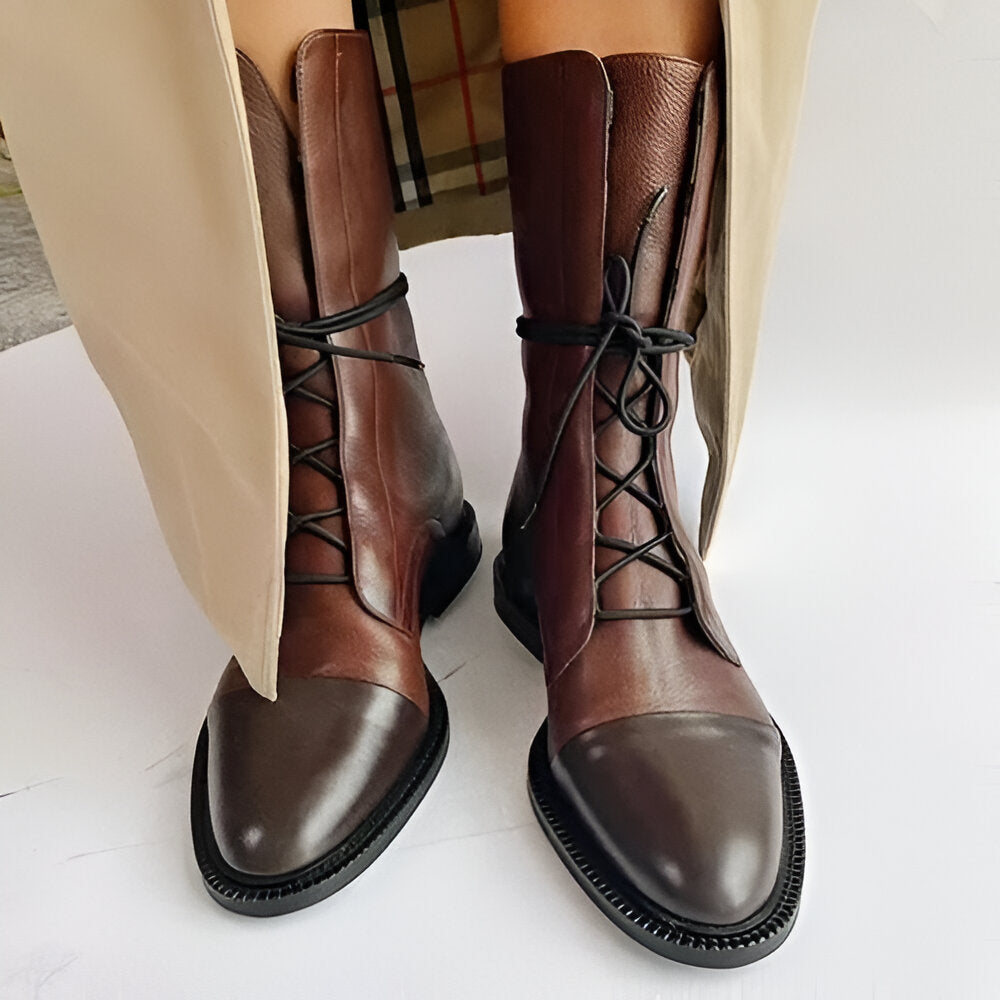 Isabella™ Stivali Eleganti in Pelle con Tacco