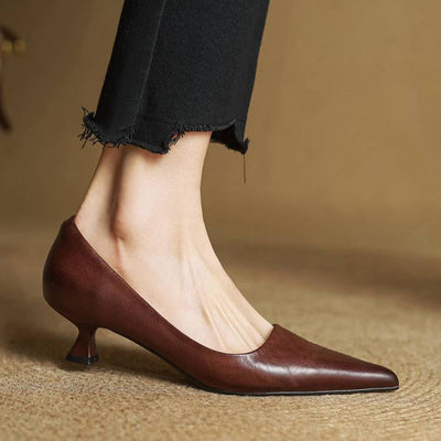 Anok™ Décolleté in Vera Pelle