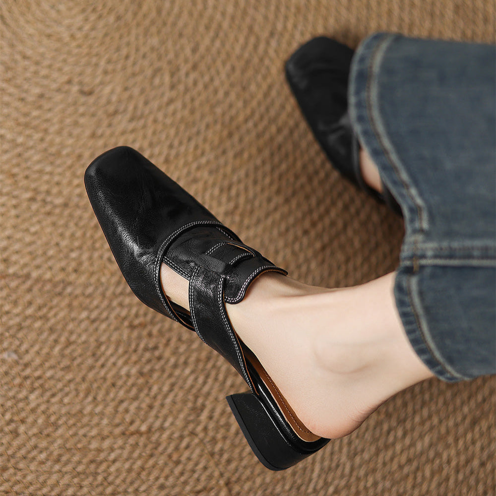 Mules in Pelle Premium