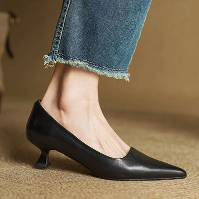 Anok™ Décolleté in Vera Pelle